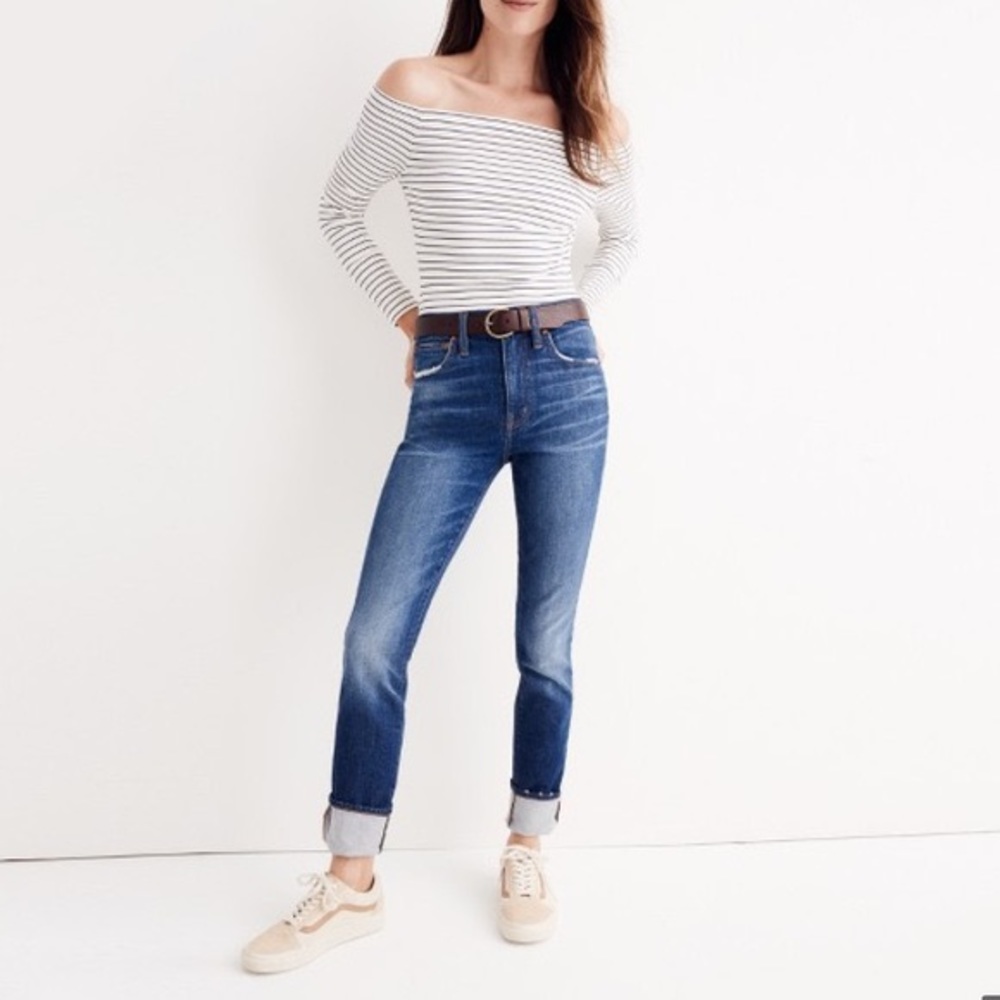 Madewell High-Rise Slim Boyjean